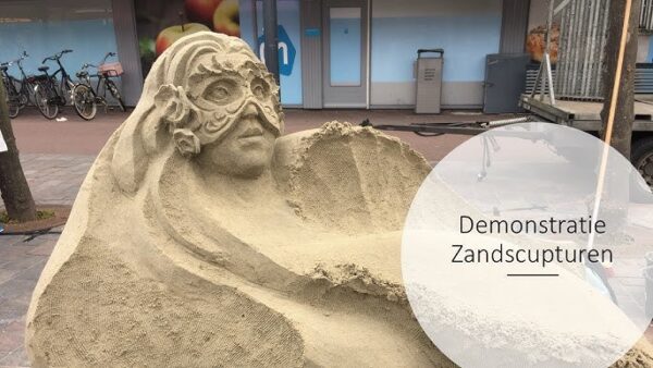 Demonstratie Zandsculpturen